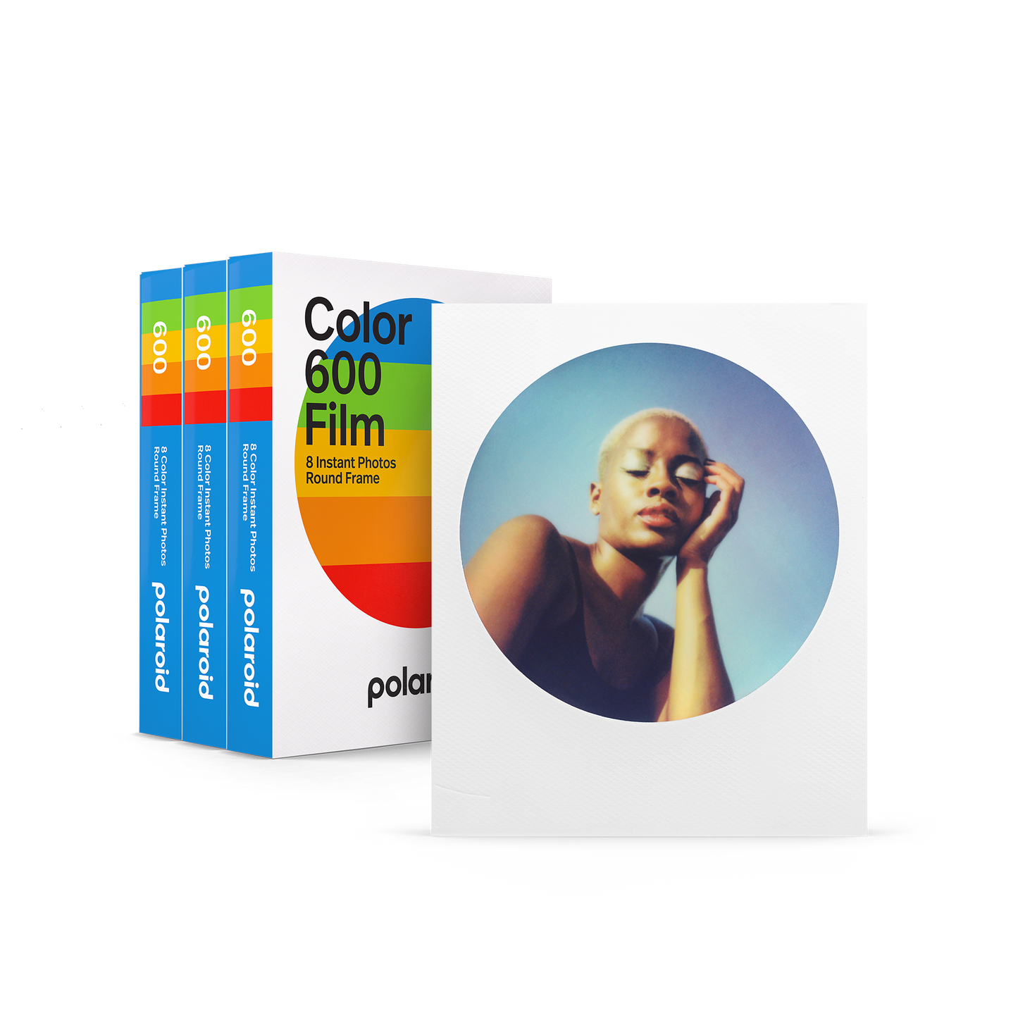 Color 600 Film Round Frame Triple Pack