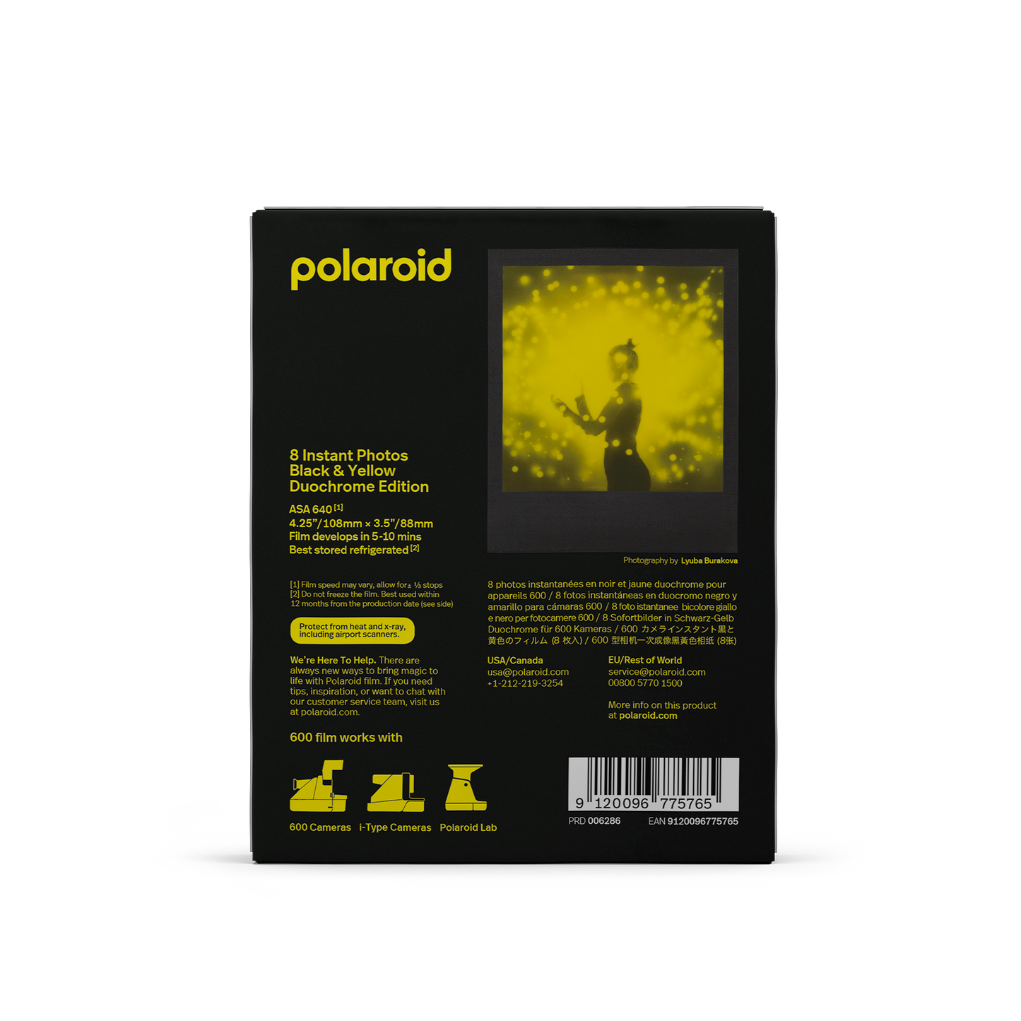 Duochrome film for 600 - Black & Yellow Edition