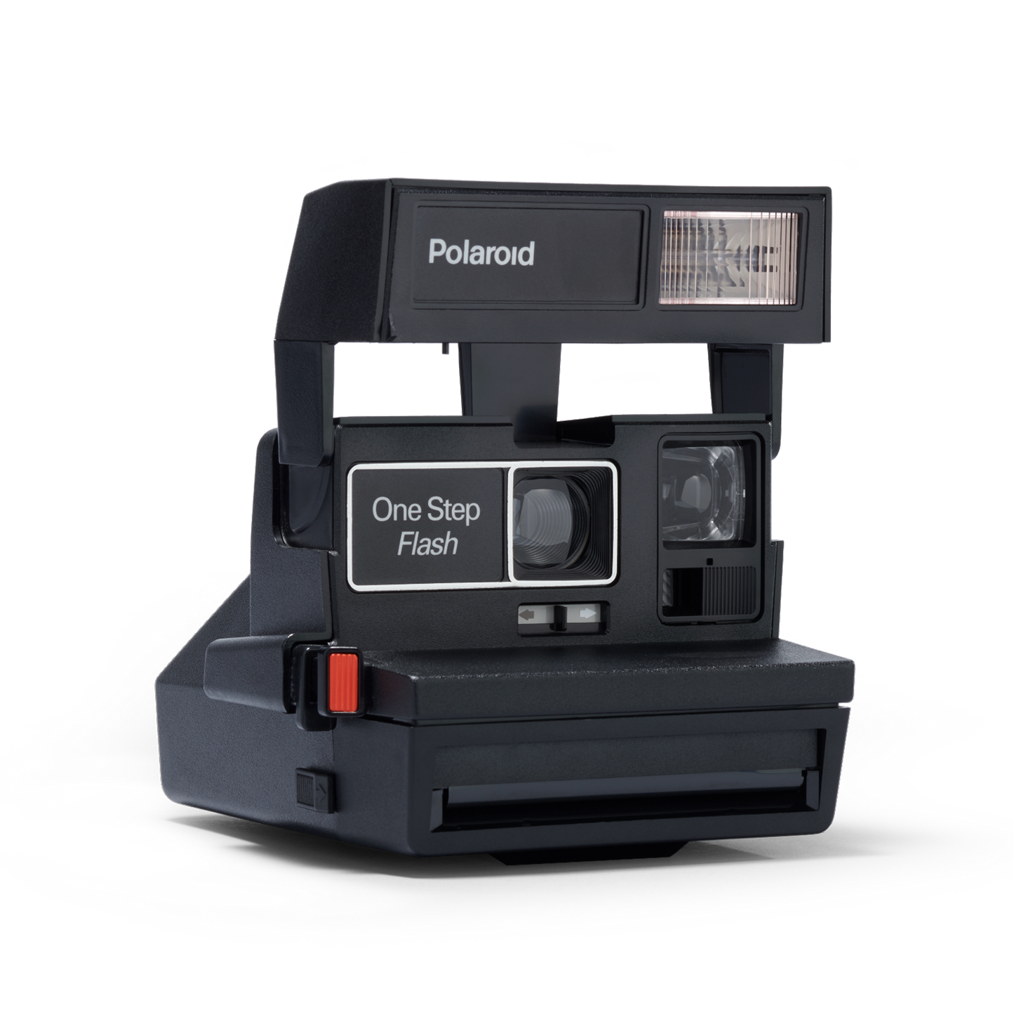 Black Polaroid Square 600 Instant Camera Angle view