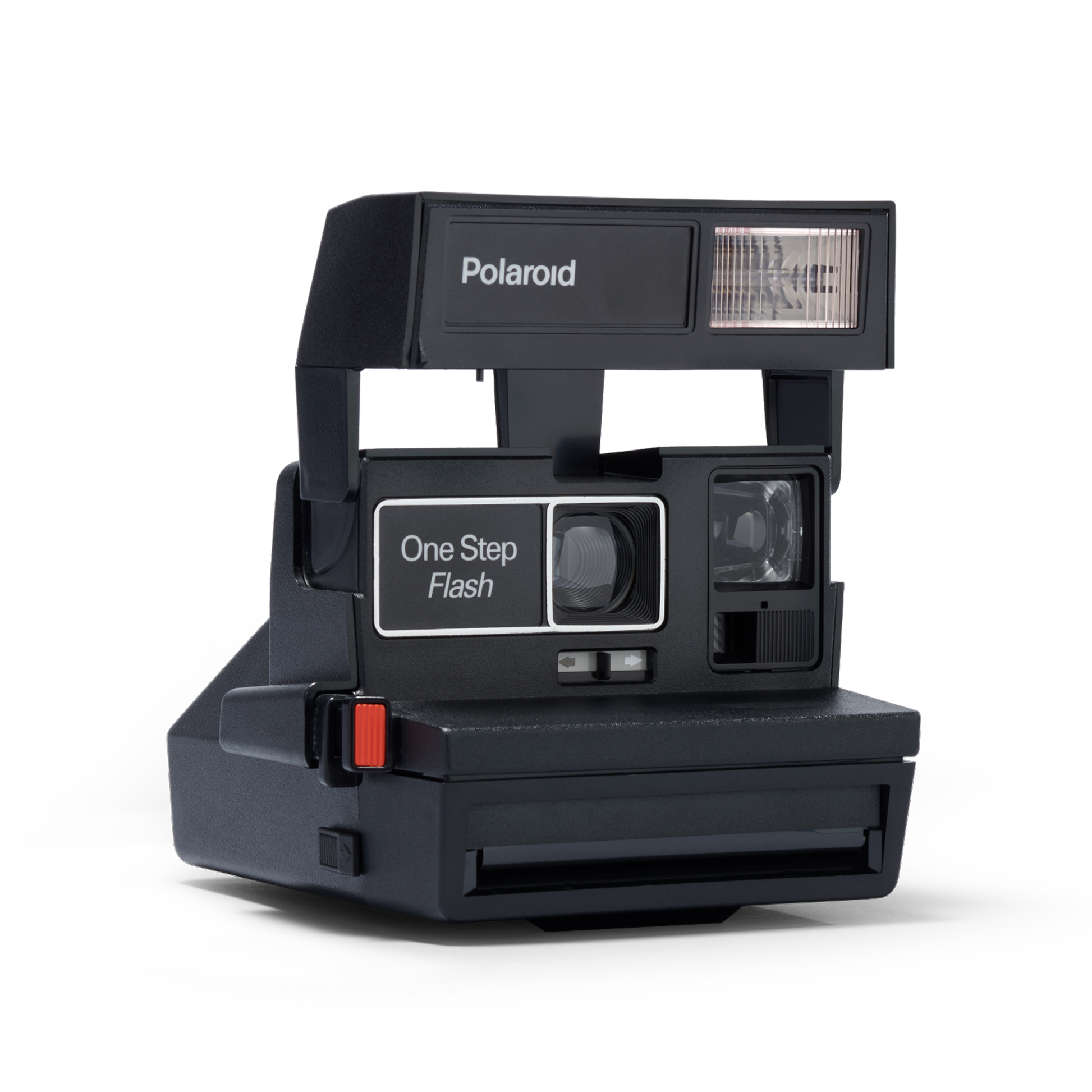 Black Polaroid Square 600 Instant Camera Angle view