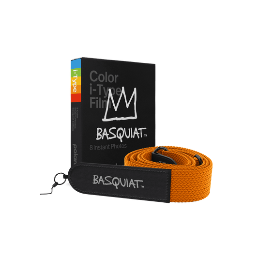 Polaroid Color i-Type Film & Shoulder Strap Set - Basquiat Edition