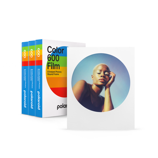 Color 600 Film Round Frame Triple Pack
