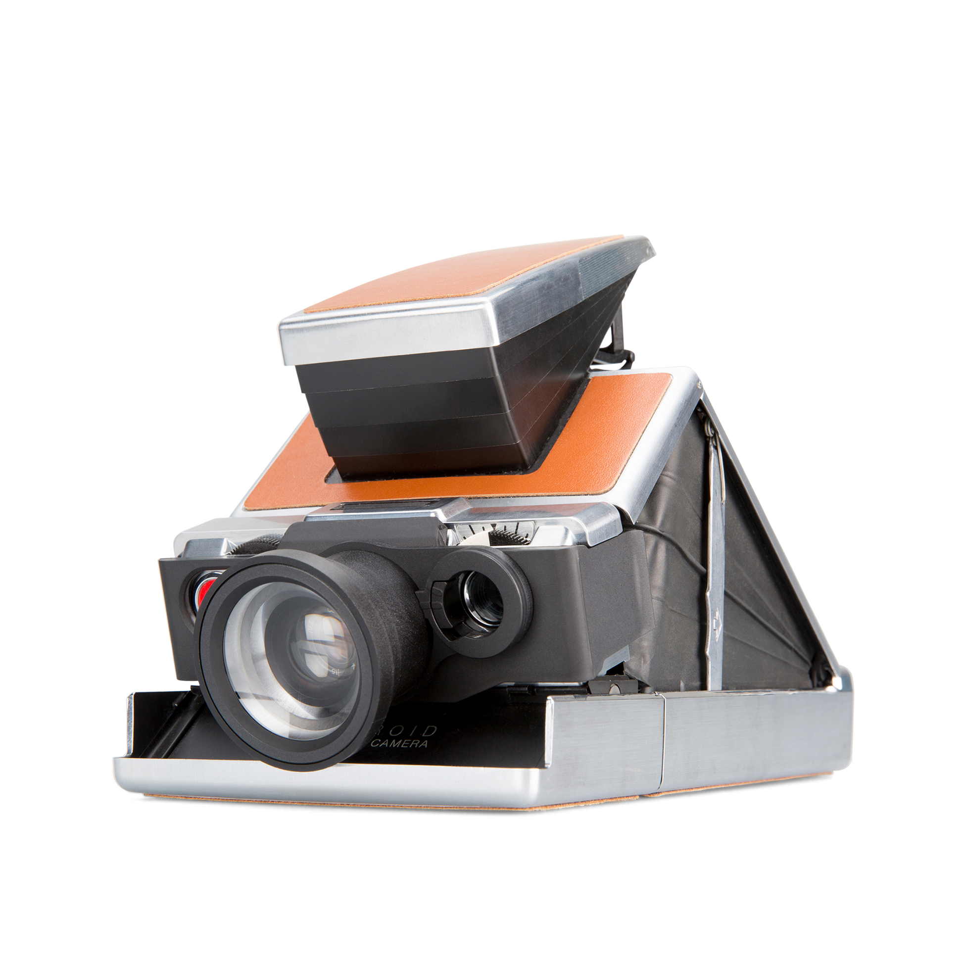 MiNT SX-70 Lens Set for Polaroid SX-70 cameras - Fisheye lens on camera