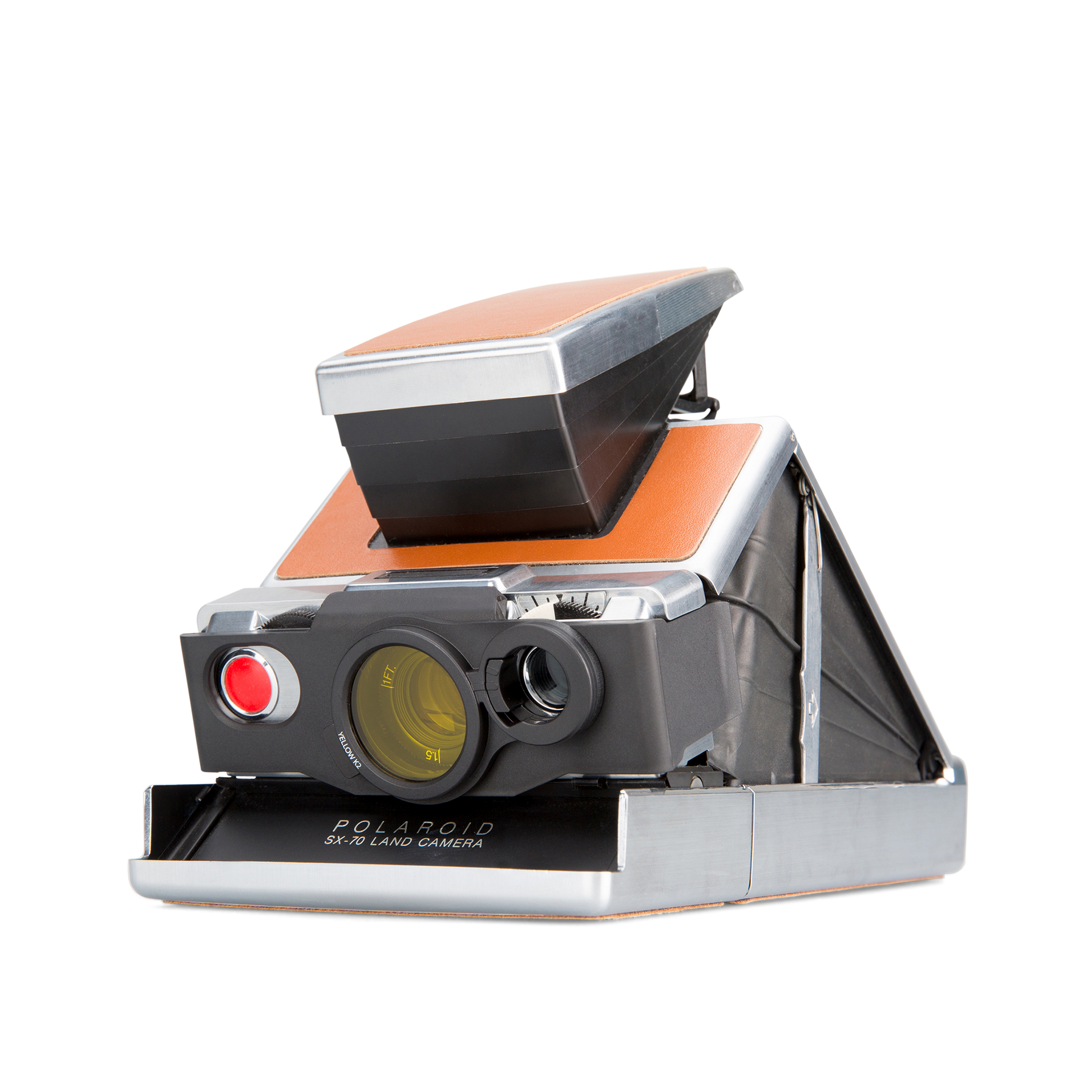 MiNT SX-70 Lens Set for Polaroid SX-70 cameras - Yellow filter on camera