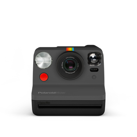 Polaroid Now Black Instant Camera Front view