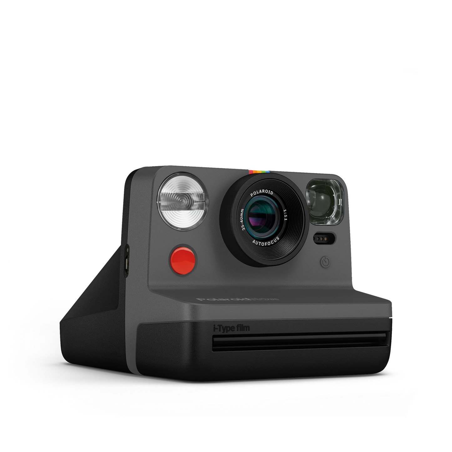 Polaroid Now Black Instant Camera Angle view